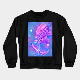 Pastel horror xenomorph Crewneck Sweatshirt